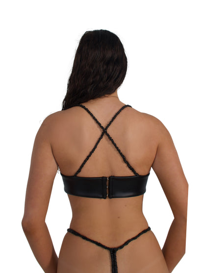 LEATHER CREST THONG - SIREN THE BRAND